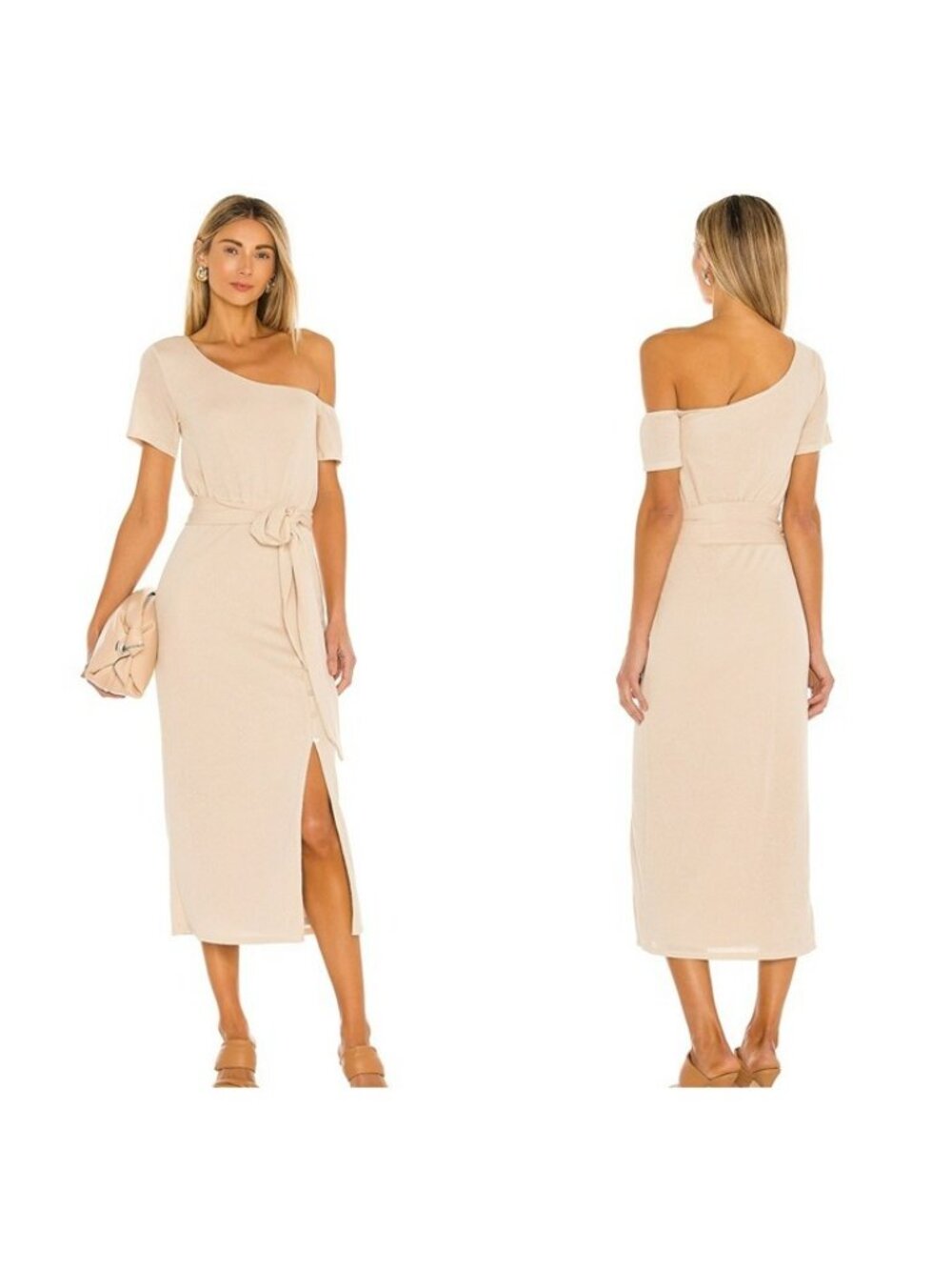 Lovers and Friends Eden Midi Dress - Natural Tan